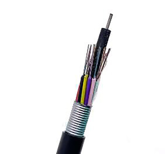 Zewnętrzny 24-rdzeniowy kabel światłowodowy GYTS FTTH G652D Tryb pojedynczy do komunikacji