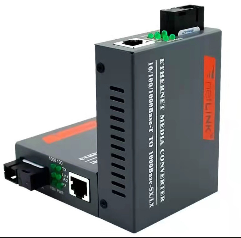Gigabitowy nadajnik-odbiornik światłowodowy 20KM 1310nm 1550nm HTB-GS-03A / B Single Mode Single Fibers