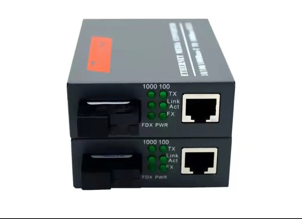 Gigabitowy nadajnik-odbiornik światłowodowy 20KM 1310nm 1550nm HTB-GS-03A / B Single Mode Single Fibers