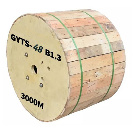 GYTS SM Opancerzony 48-rdzeniowy kabel światłowodowy Outdoor 9 / 125u do komunikacji telekomunikacyjnej