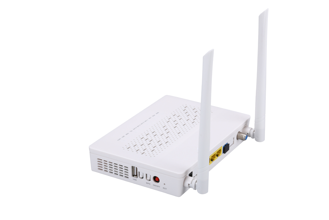 TX 1310nm RX 1490nm FTTH ONU ONT 3FE 1GE WIFI garnki CATV 2T2R tryb 5DBI wzmocnienie częstotliwości 2.4G