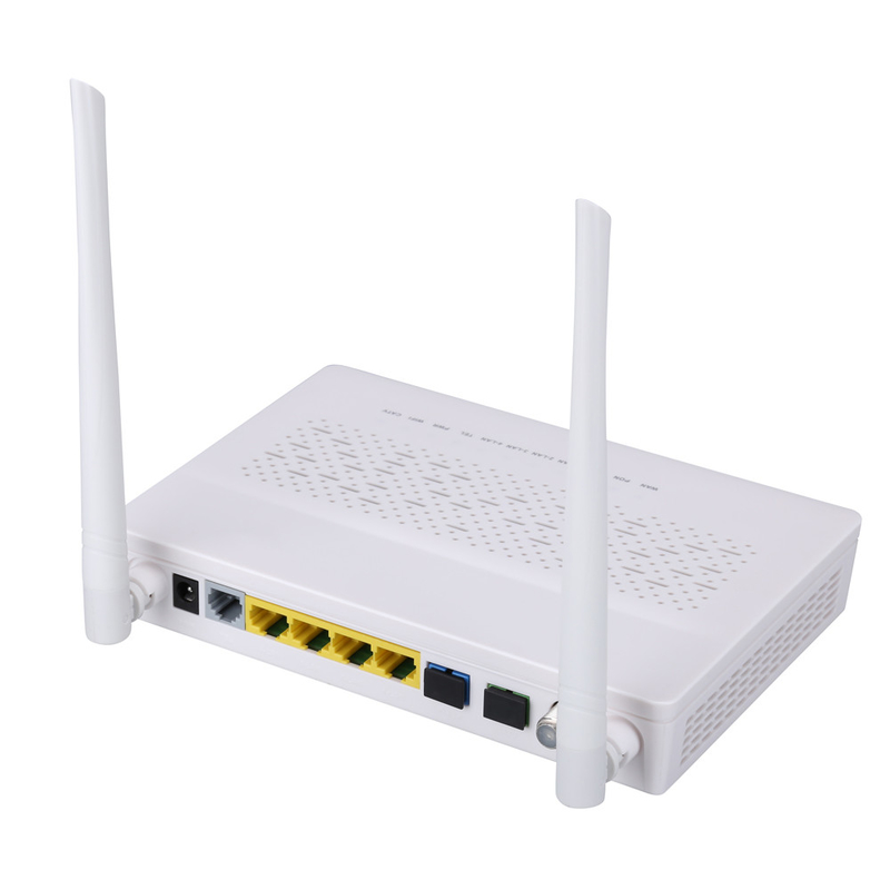 Tryb 2T2R GPON EPON ONU 3FE 1GE WIFI POTS CATV Dual Fibre FTTH ONU Modem