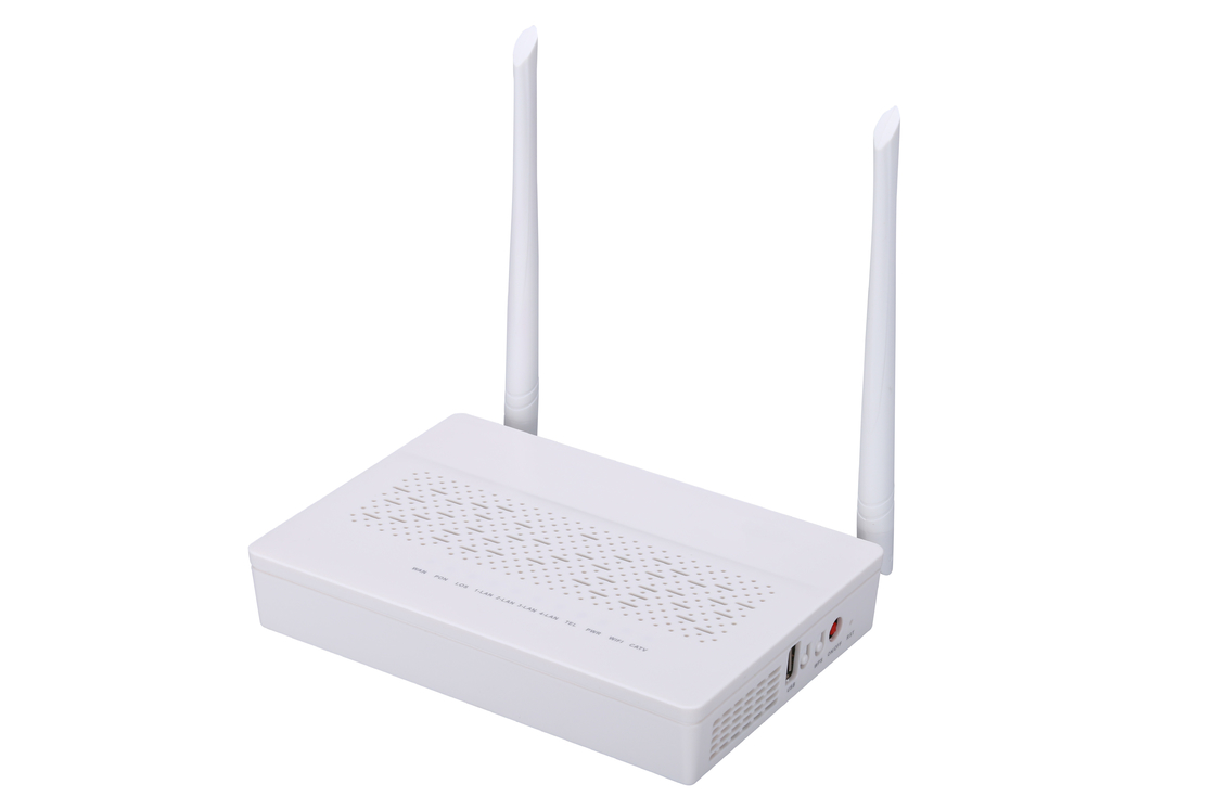 Tryb 2T2R GPON EPON ONU 3FE 1GE WIFI POTS CATV Dual Fibre FTTH ONU Modem