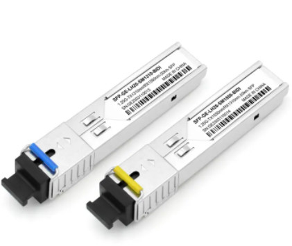 Światłowodowy nadajnik-odbiornik jednomodowy SFP 1,25G 20 km 1310 / 1550nm Złącze SC BIDI