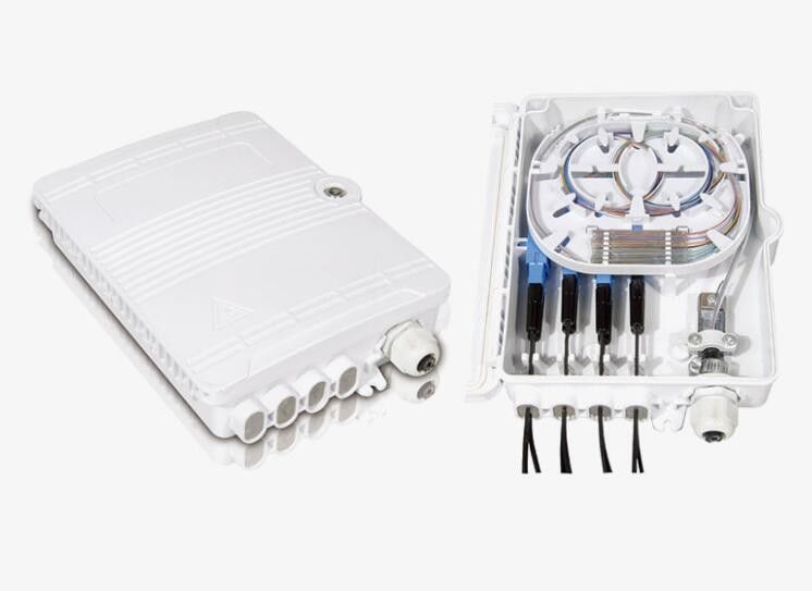 Zewnętrzna skrzynka rozdzielcza FTTH 8 rdzeni Złącze optyczne Skrzynka zaciskowa z materiału ABS