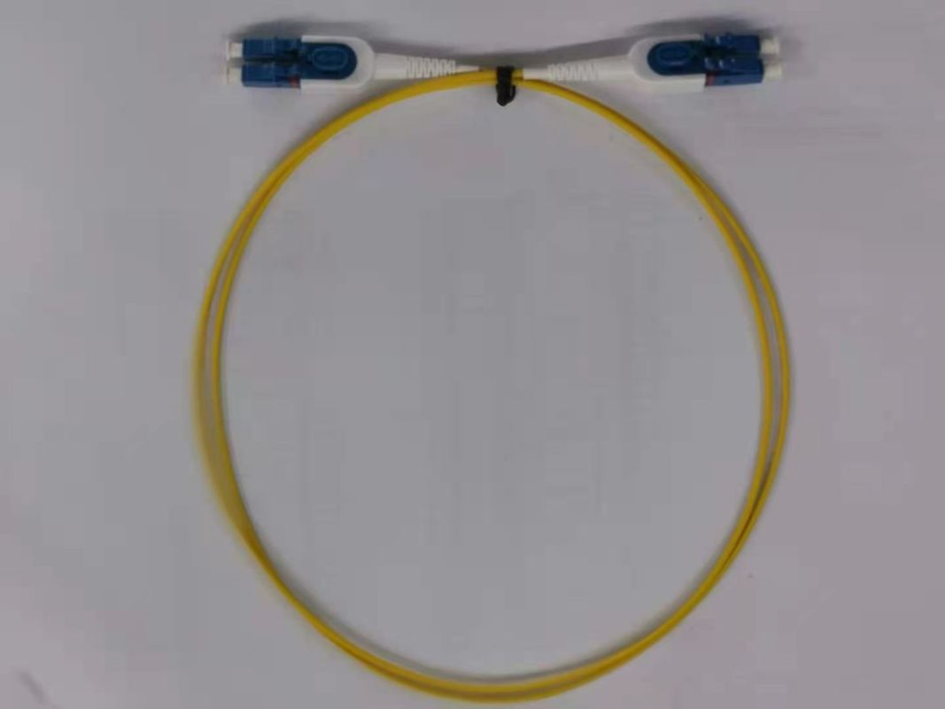 Patchcord światłowodowy Duplex LC LC SM G657A1 z okrągłym kablem Uniboot