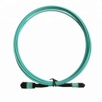 Złącze kabla MPO 12-żyłowy kabel światłowodowy LSZH 3 m, kabel światłowodowy OM3 MM