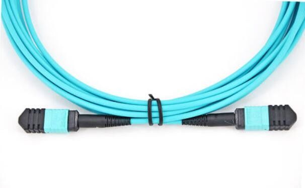 10g kabel światłowodowy Materiał LSZH MPO 8-rdzeniowe żeńskie wielomodowe włókno tułowia OM3