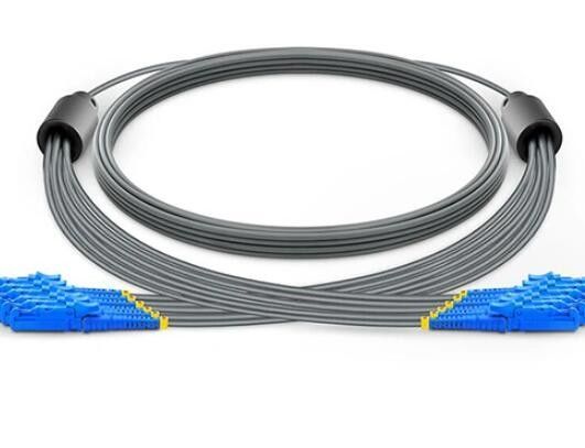 Opancerzony kabel światłowodowy 6-rdzeniowy OS2 E2000 do E2000 Single Mode High Density