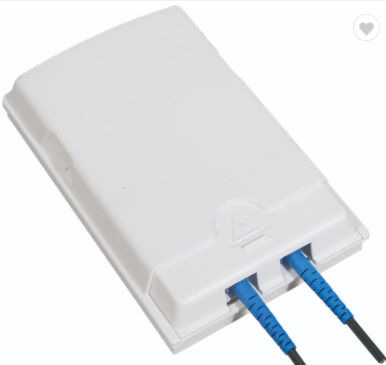 FTTH 2 rdzenie Światłowodowa skrzynka przyłączeniowa PC ABS 2 szt. Adaptery SC wewnątrz lub na zewnątrz