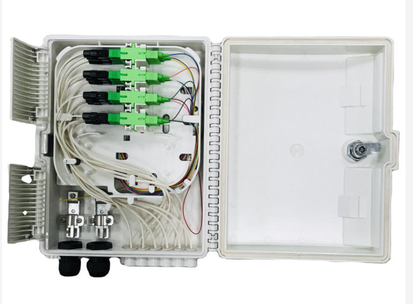 Szafka światłowodowa 16-rdzeniowa zewnętrzna sieć FTTH FTTB FTTX Materiał PC / ABS