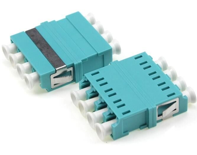 Adaptery światłowodowe o niskiej podczerwieni, 4-rdzeniowy adapter OM3 LC Quad