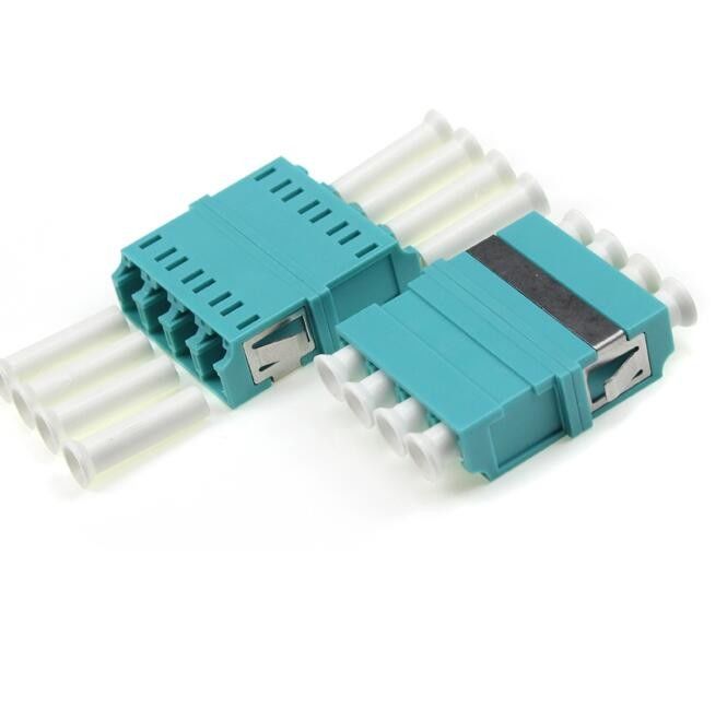 Adaptery światłowodowe o niskiej podczerwieni, 4-rdzeniowy adapter OM3 LC Quad