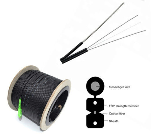 1/2 rdzeń G657A1 Ftth Drop Cable Standard IEC Niskie straty wtrąceniowe