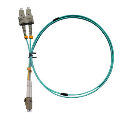 Duplex SC UPC do LC UPC OM3 Wielomodowy kabel krosowy 2.0MM-1M