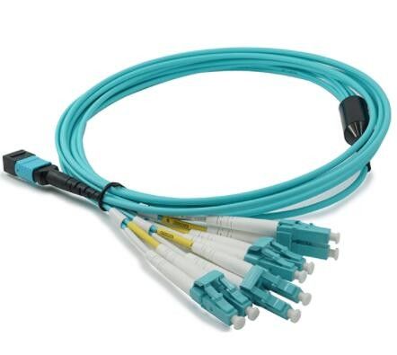 Patchcord światłowodowy Mpo Lc Duplex 8F Kabel 5m PC APC Polish