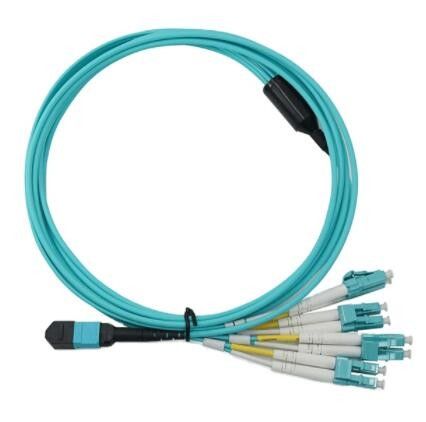 Patchcord światłowodowy Mpo Lc Duplex 8F Kabel 5m PC APC Polish