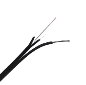 Zewnętrzny 2-rdzeniowy 3-stalowy kabel optyczny motylkowy dwurdzeniowy zewnętrzny skórzany drut GJYXCH-2B