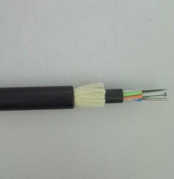 Zewnętrzny antenowy kabel światłowodowy ADSS 100m Rozpiętość w jednym trybie Wszystkie dielektryczne 24 rdzenie