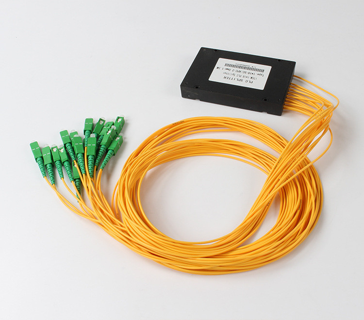 Rozdzielacz światłowodowy SC APC 1x16 PLC Optyczny rozdzielacz PLC do telewizji kablowej FTTX